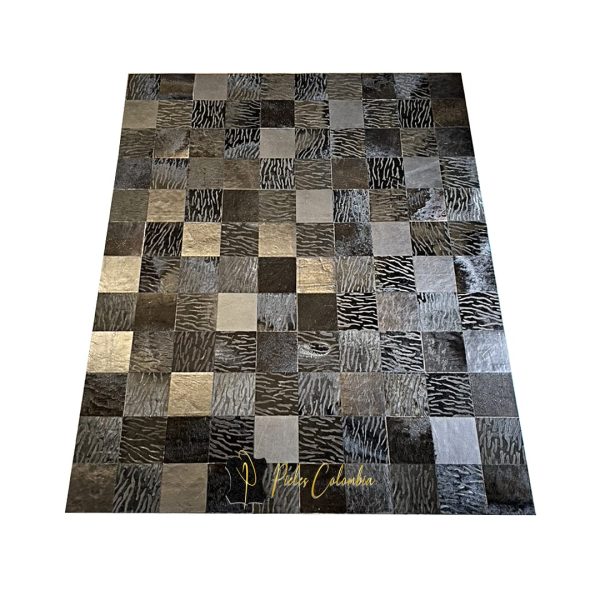 tapete-patchwork-de-piel-de-vaca-negro